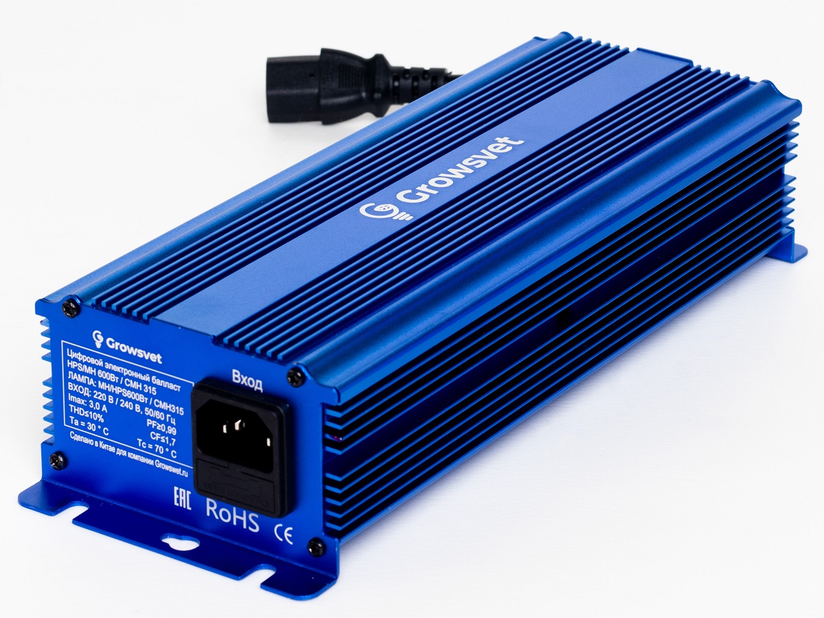 ЭПРА Growsvet 600 W BlueЭПРА Growsvet 600 W Blue