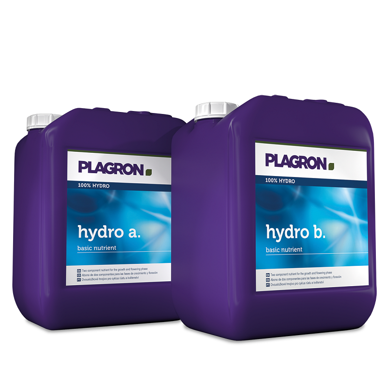 Био-минеральное удобрение Plagron Hydro A+B 5 L Био-минеральное удобрение Plagron Hydro A+B 5 L
