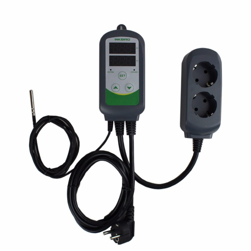 Электронный терморегулятор Inkbird ITC-308 ЕСЭлектронный терморегулятор Inkbird ITC-308 ЕС
