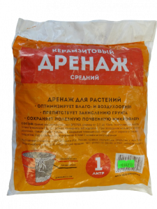 Дренаж средний 1 л (керамзит)Дренаж средний 1 л (керамзит)