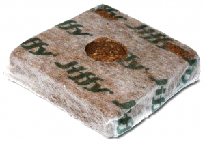 Кокосовый кубик для рассады Jiffy Growblock7 х7 смКокосовый кубик для рассады Jiffy Growblock7 х7 см