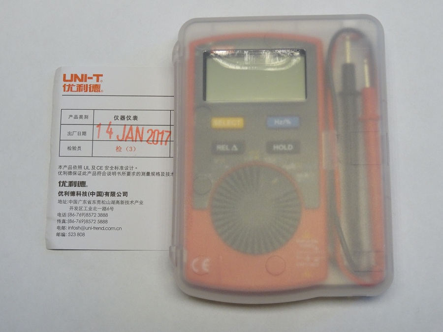 Цифровой мультиметр UNI-T UT120CЦифровой мультиметр UNI-T UT120C