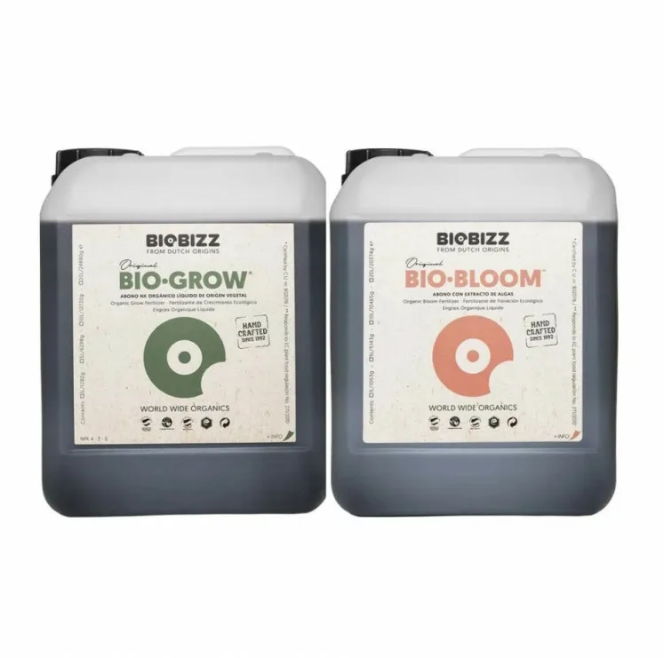 Комплект удобрений Biobizz (Bio-Grow 5л + Bio-Bloom 5л)Комплект удобрений Biobizz (Bio-Grow 5л + Bio-Bloom 5л)