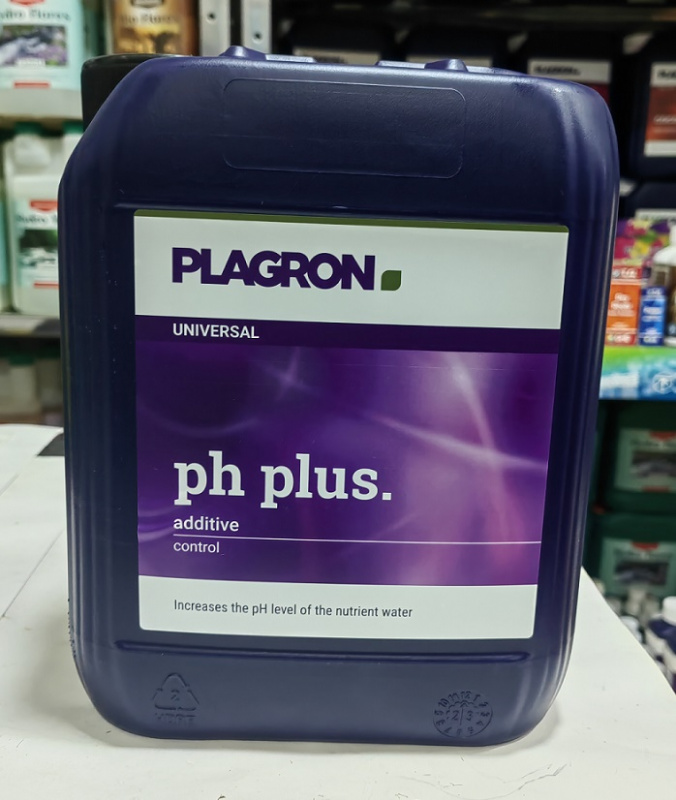 Регулятор pH plus Plagron 5 литровРегулятор pH plus Plagron 5 литров